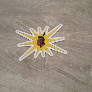 [2 For 1] Yellow Starburst Magnet